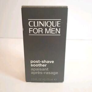 CLINIQUE FOR MEN POST SHAVE SOOTHER FULL SIZE 2.5 fl oz 75ml New In Box Sealed